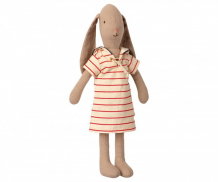 Купить мягкая игрушка maileg заяц в платье в полоску 26 см 16-1200-00