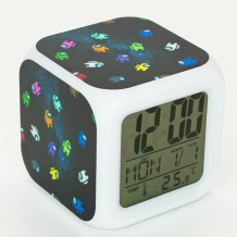 Купить часы kids choice будильник among us space с подсветкой tm11415