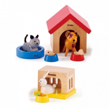 Купить деревянная игрушка hape набор животные e3455a e3455a