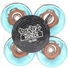 Купить колеса для скейтборда для лонгборда вираж 83a 59 mm blue led orange голубой,оранжевый ( id 1176754 )
