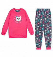 Купить пижама джемпер/брюки cornette owl, цвет: розовый/серый ( id 9737187 )