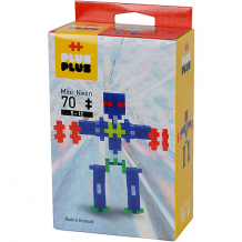 Купить конструктор plus plus разноцветный для создания 3d моделей «робот», 70 деталей ( id 10746400 )