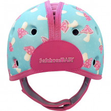 Купить мягкая шапка-шлем для защиты головы safehead baby грибы, мятно-розовый ( id 13412845 )
