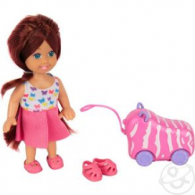 Купить игровой набор игруша кукла с сиреневым чемоданом 11 см ( id 10174953 )