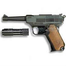 Купить edison игрушечный пистолет с глушителем lionmatic 26,5 см 0235/26