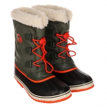 Купить сапоги зимние детские sorel yoot pac nylon surplus an green черный,зеленый ( id 1164876 )