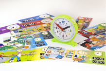 Купить развивающая игрушка miniland набор обучающий часы activity clock 45311