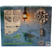 Купить механический 3d-пазл из дерева wood trick wood trick "маятниковые часы", 251 элемент ( id 17436529 )