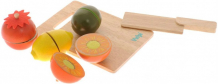 Купить деревянная игрушка vulpi - wood набор фрукты 17011