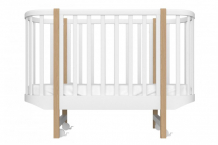 Купить детская кроватка ellipse classic бук 125х70 