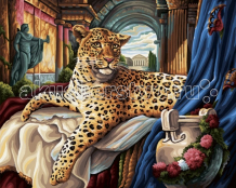 Купить schipper картина по номерам римский леопард 40х50 см 9130384
