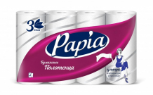 Купить papia полотенца бумажные 3 слоя 4 шт. 5062170