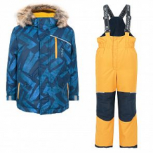Купить комплект куртка/полукомбинезон emson айсберг, цвет: синий/желтый ( id 11878354 )