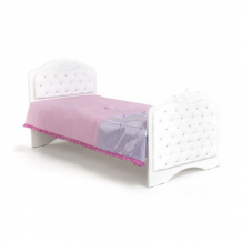 Купить подростковая кровать abc-king princess №3 со стразами сваровски без ящика 160x90 см pr-1006-160