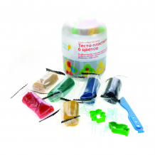 Купить мини-набор для лепки "тесто-пластилин" genio kids-art, 6 цветов genio kids-art 997014176
