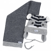 Купить chicco шапка с шарфом для мальчиков 090044