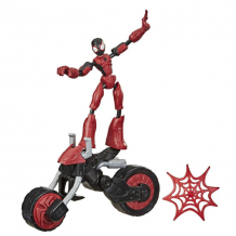 Купить hasbro spider-man f0236 фигурка бенди человек-паук на мотоцикле