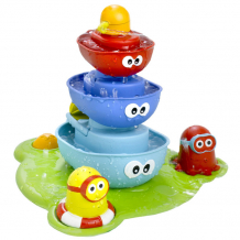 Купить yookidoo игрушка для ванной пирамидка фонтан 40115