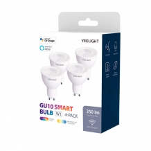 Купить yeelight умная светодиодная лампочка gu10 smart bulb (multicolor) 4 шт. ygyc0120004wteu