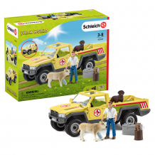 Купить игровой набор schleich "визит ветеринара на ферму" ( id 12904164 )