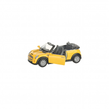 Купить коллекционная машинка serinity toys mini cooper с кабриолет, жёлтая ( id 13233436 )