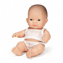 Купить miniland кукла девочка азиатка 21 см 31126