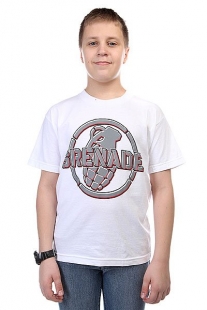 Купить футболка детская grenade metal mark white белый ( id 1108818 )