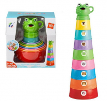 Купить play smart набор игрушек для купания пирамидка лягушка zy917060-2