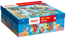 Купить ludattica игра настольная веселая рыбалка (3 в 1) 57993