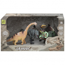 Купить kiddieplay набор фигурок динозавров 12 см 4 шт. 12610