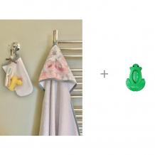 Купить mom'story design для купания новорожденных английские розы и термометр для воды бусинка лягушка 