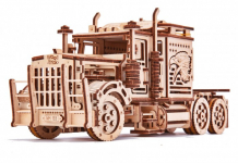 Купить деревянная игрушка wood trick механический 3d-пазл тягач биг риг 1234-15