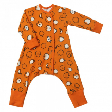 Купить bambinizon пижама-комбинезон на кнопках яблоки пнк-ябл