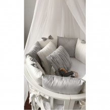 Купить комплект в кроватку krisfi angel dream без кружева (16 предметов) для кроваток 120x60, 125x75 и 75x75 см бп10099