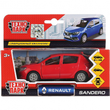 Машинка "Технопарк" Renault Sandero, инерционная, 12 см, красная ( ID 12244829 )