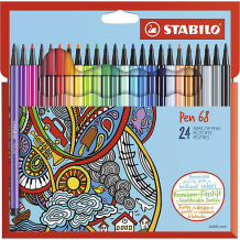 Фломастеры Stabilo "Pen", 24 цвета ( ID 8775972 )