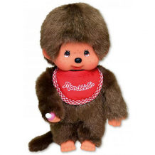 Купить мягкая игрушка monchhichi мончичи, мальчик в красном слюнявчике, 20 см ( id 3752809 )