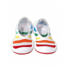 Купить komuello ботиночки-носочки flat rainbow stripe kfr1