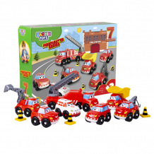 Купить zarrin toys набор авто машинок пожарные 7 машинок j7