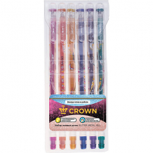 Купить набор гелевых ручек crown glitter metal jell, 6 цветов ( id 16174570 )