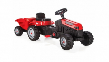 Купить pilsan педальный трактор с прицепом active tractor 07-316