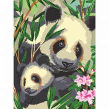 Купить остров сокровищ картина по номерам панды 40х50 см 662471