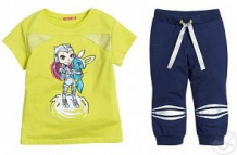 Купить спортивный комплект футболка/брюки, цвет: желтый pelican ( id 2684498 )
