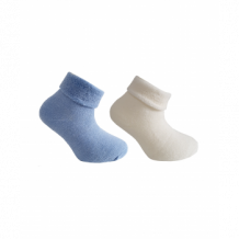 Купить носки шерстяные janus, 2 пары, голубой, белый mothercare 997242654