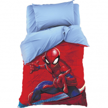 Купить постельное белье marvel 1.5 спальное человек-паук (3 предмета) 