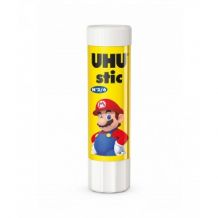 Клей-карандаш UHU Super Mario, 8,2 г., белый UHU 997267572