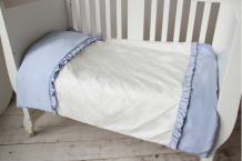 Купить постельное белье krisfi 1.5 спальное голубые сны (2 предмета) 