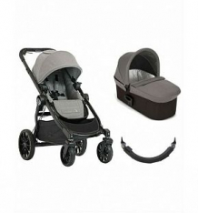Купить коляска 2 в 1 baby jogger city select lux + бампер в подарок, цвет: серый ( id 7075555 )