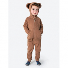 Купить babybunny детский трикотажный костюм (брюки, толстовка на молнии) с ушками 9sf12-1