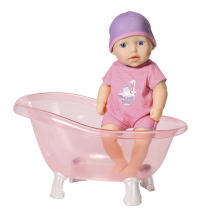 Купить zapf creation baby annabell 700-044 бэби аннабель кукла с ванночкой, 30 см